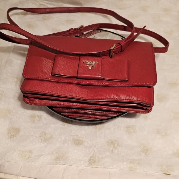 Authentic Prada Saffiano Leather WOC/ Crossbody Bag - Picture 2 of 16